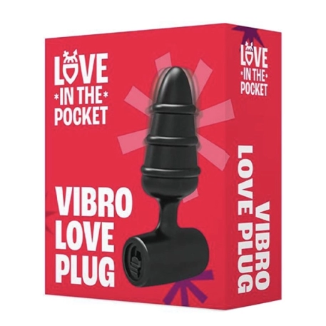 Mini vibrting butt plug Love Plug - Love in the Pocket