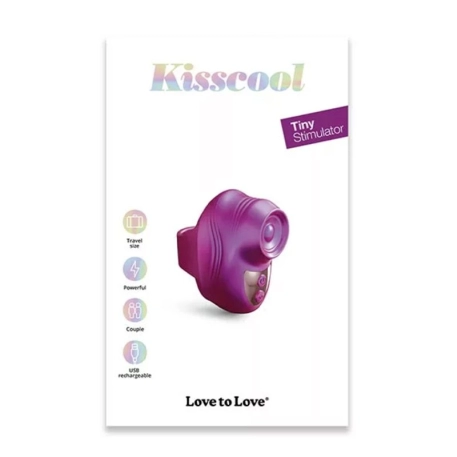 Stimulateur clitoridien Kisscool (Magenta) - Love to Love