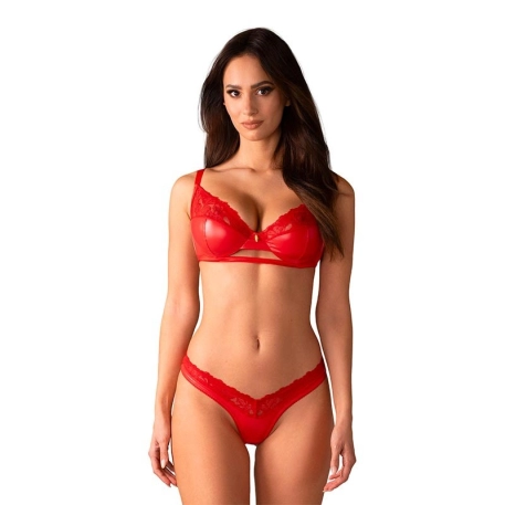 Aliosa sexy set rosso - Obsessive