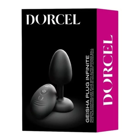 Anal plug with internal stimulating ball (L) - Dorcel Geisha Plug Infinite