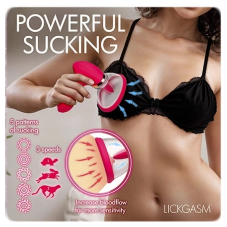 Vaginaler Stimulator und Pumpe - Plump Pleasure Lickgasm