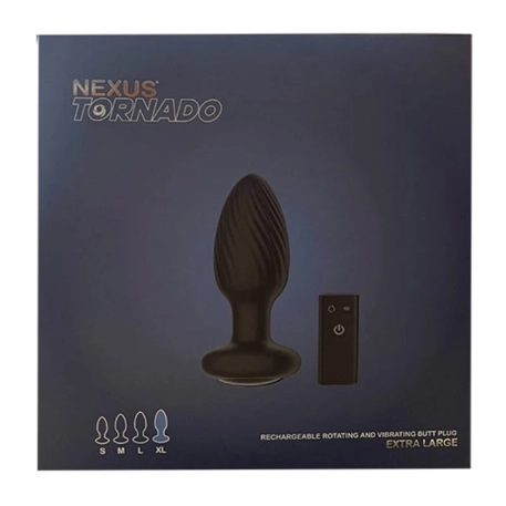 Plug anale vibrante telecomandato (XL) - Nexus Tornado
