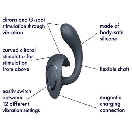 Clitoris & G-spot stimulator - Satisfaire G for Déesse 1