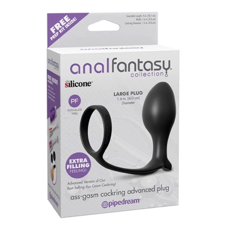 Ass-Gasm Anello avanzato per il pene e plug anale - Pipedream