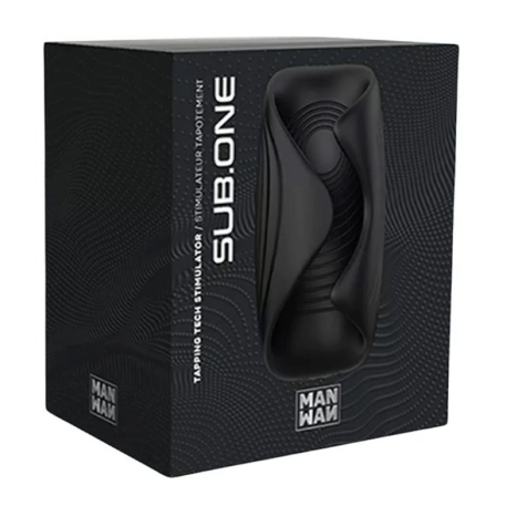 Tapping masturbator (Black) - ManWan SUB.ONE