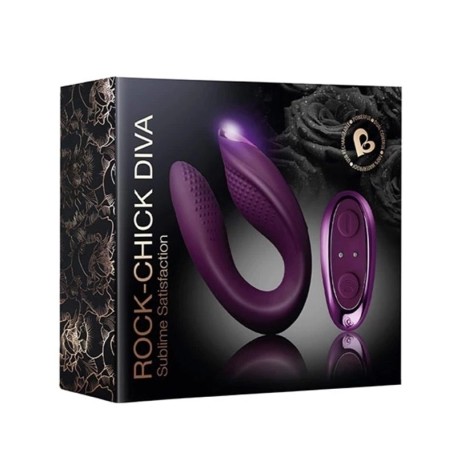 Diva 2-in-1 vibrator - Rocks-Off Rock-Chick
