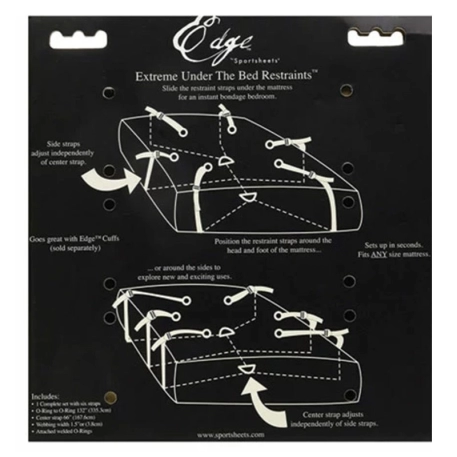 Kit d'attaches pour le lit - Sportsheets Edge Extreme Under The Bed