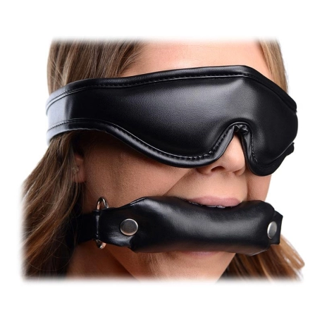 Set benda e bavaglio imbottiti BDSM - Strict