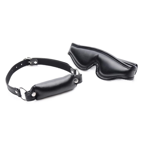 Set benda e bavaglio imbottiti BDSM - Strict