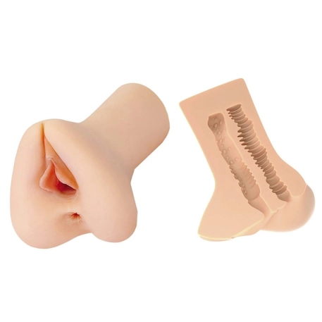 Masturbatore PDX Plus Scegli il tuo piacere XL Stroker (Beige) - Pipedream