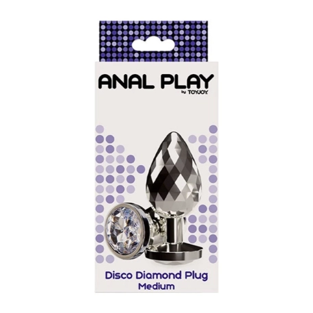 Anal plug (Medium) - ToyJoy Anal Play Disco Diamond