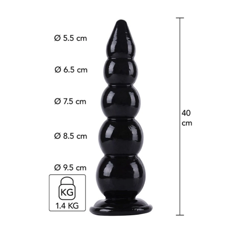 Plug anale gigante - Hidden Desire Extrem Buttplug Balls XXXL