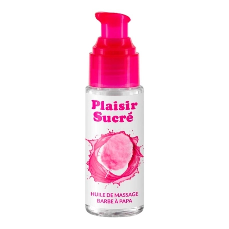 Olio da massaggio aromatizzato Plaisir Sucré - Zucchero filato