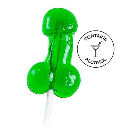 Sucette en forme de pénis avec alcool Secret Play - Mojito