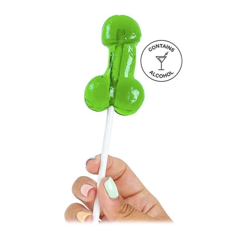 Sucette en forme de pénis avec alcool Secret Play - Mojito