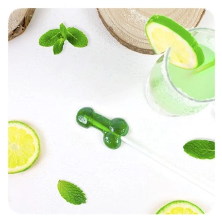 Sucette en forme de pénis avec alcool Secret Play - Mojito