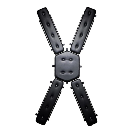 Croix de Saint André BDSM avec 4 points d'attaches - Master Series
