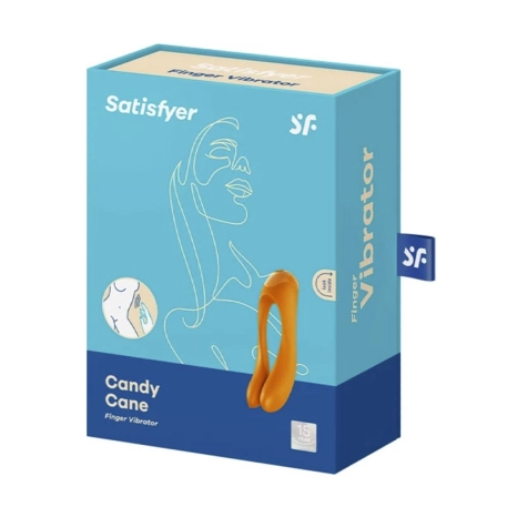 Vibromasseur multifonction Satisfyer Candy Cane - Orange