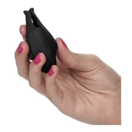 Pinces à seins vibrantes & rechargeables Calexotics Nipplettes