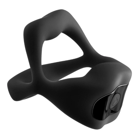 Vibrating connected penis ring - NS Novelties Techno Strobe