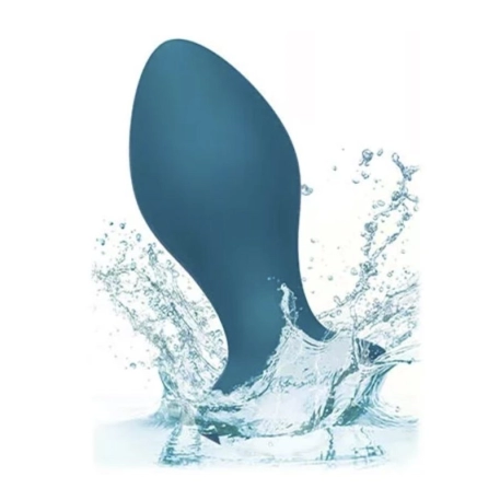 Plug anal vibrant (Bleu pétrole) - CalExotics Power Gem Crystal Probe