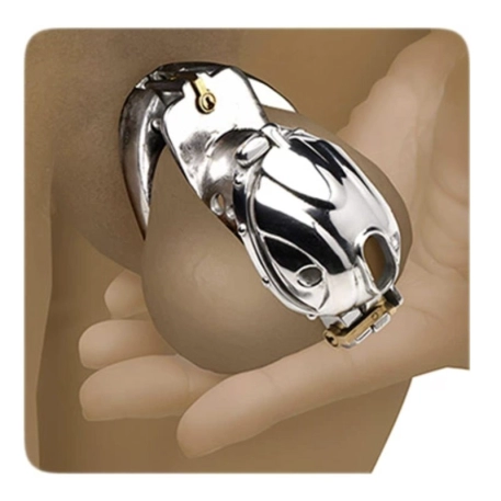 Metal chastity cage - Master Series Entrapment