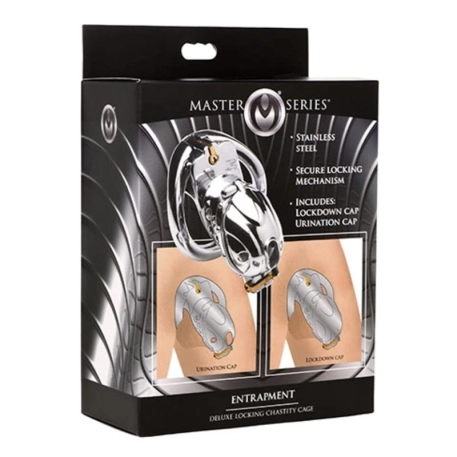 Metal chastity cage - Master Series Entrapment