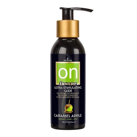 Lubrifiant stimulant (125 ml) - Sensuva Insane Caramel & pomme