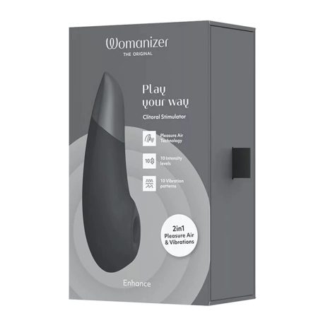 Womanizer Enhance - Stimolatore clitorideo (nero)