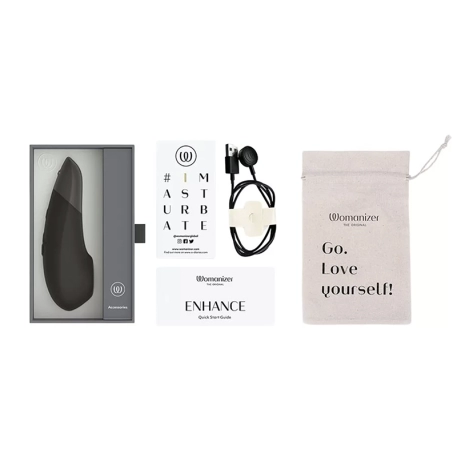 Womanizer Enhance - Stimolatore clitorideo (nero)