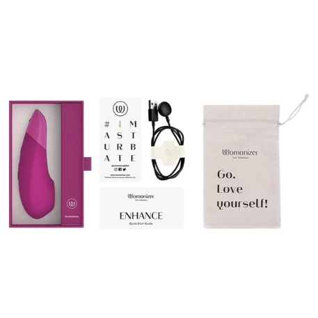 Womanizer Enhance - Clitoral stimulator (Magenta)