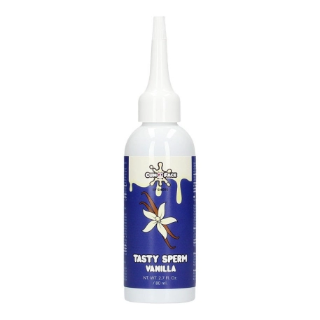 Tasty Sperm - Eau aromatisée à la vanille pour réservoir du jeu Cum Face (80ml)
