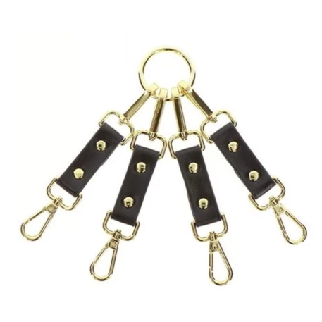 Kit de contrainte BDSM Taboom Hogtie Vogue - Noir