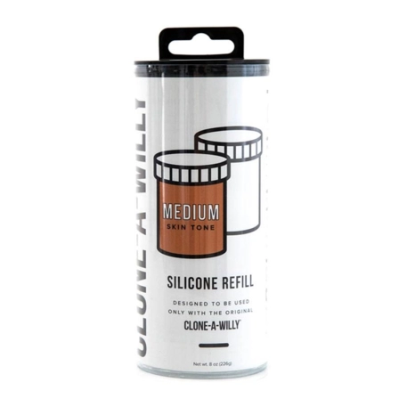 Ricarica di silicone liquido (marrone chiaro) - Clone-A-Willy