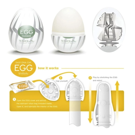 Masturbatore Tenga Egg - Thunder