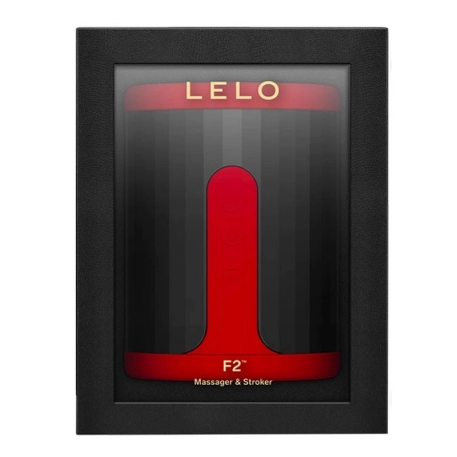 Masturbatore vibrante e connesso LELO F2 (Rosso)