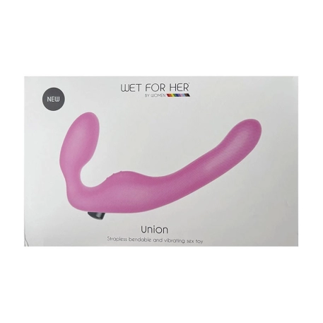 Wet for Her Union Double Vibrating Sex Toy - Pink