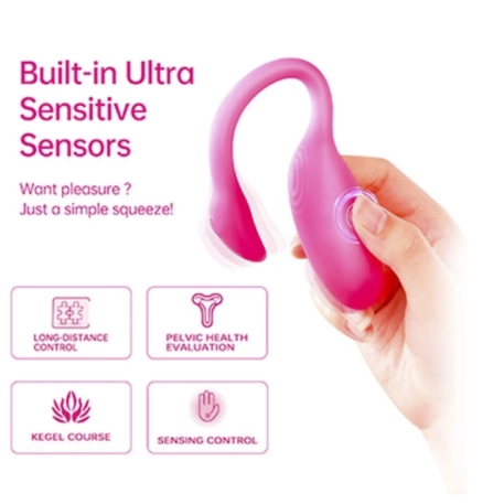 Oeuf vibrant connecté (Rose) - Magic Motion Flamingo Max
