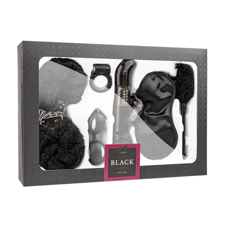 Coffret sexy pour couple - LoveBoxxx I Love Black Gift