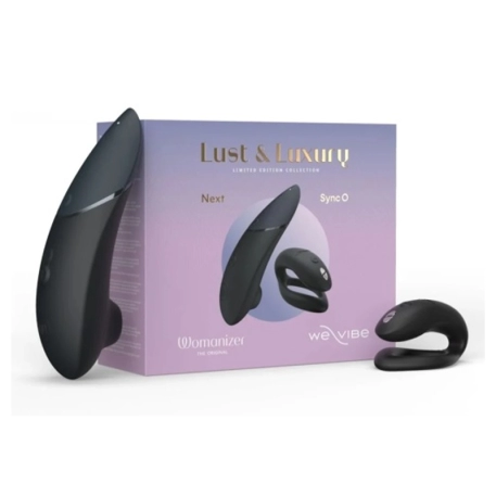 Womanizer Lust & Luxury (Black) - Clitoral stimulator and cock ring