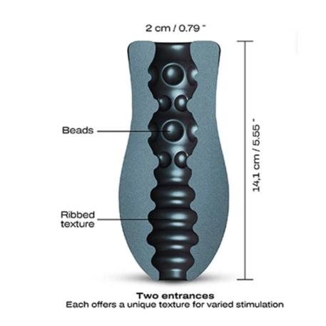 Masturbatore Dorcel Sili-Cup Dual Sensation