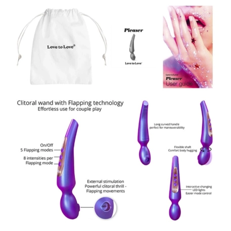 Stimolatore clitorideo Love to Love Pleaser - Notte iridescente