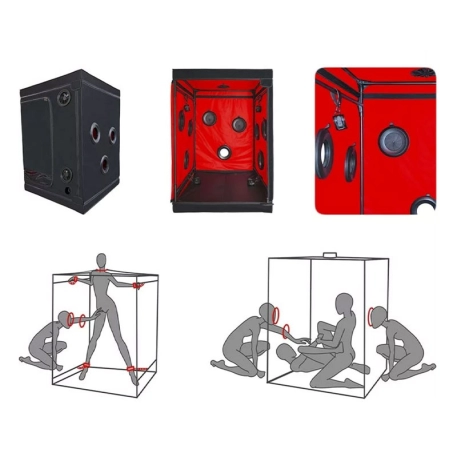 Cabina BDSM chiusa con glory hole - Secret Dome Scandale