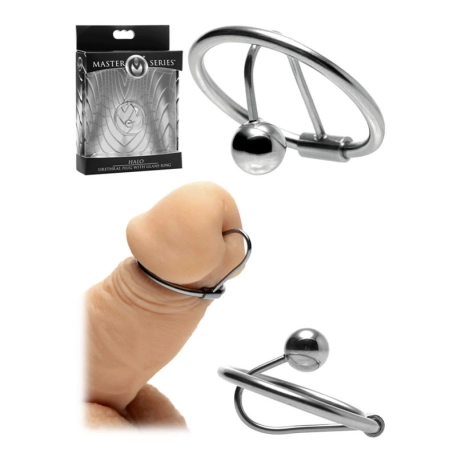 Plug uretrale 8 mm - Sperma Stopper Master Series Halo