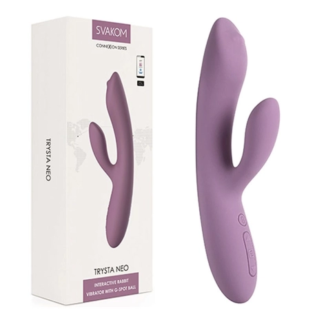 Vibromasseur rabbit interactif - Svakom Trysta Neo