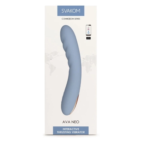 Vibromasseur point G - Svakom Ava Neo (Bleu)