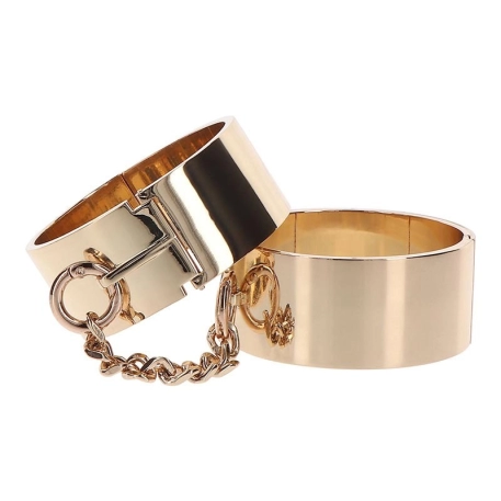 Taboom Dona Metal Handcuffs - Gold