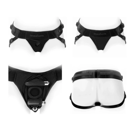 Schwarzer Gurt (51–127 cm) – SpareParts Joque Harness Cover Version