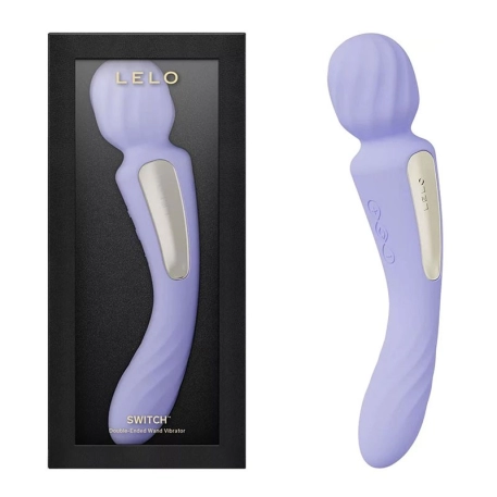 Vibrating wand vibrator - LELO Switch (Lilas)
