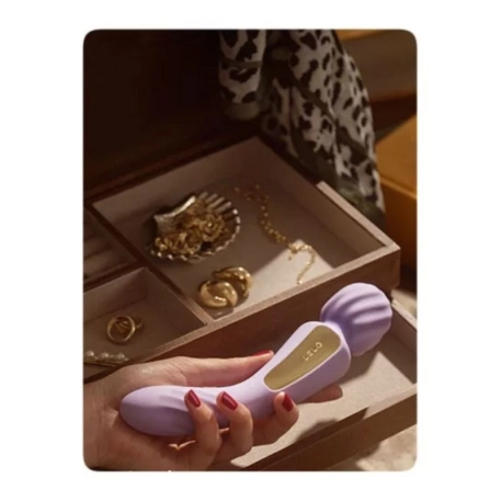 Vibrating wand vibrator - LELO Switch (Lilas)